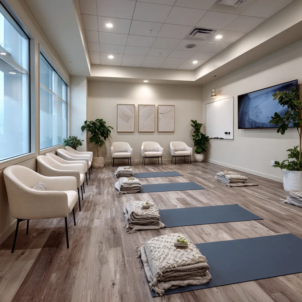 Meditation room at MDVT Rehab